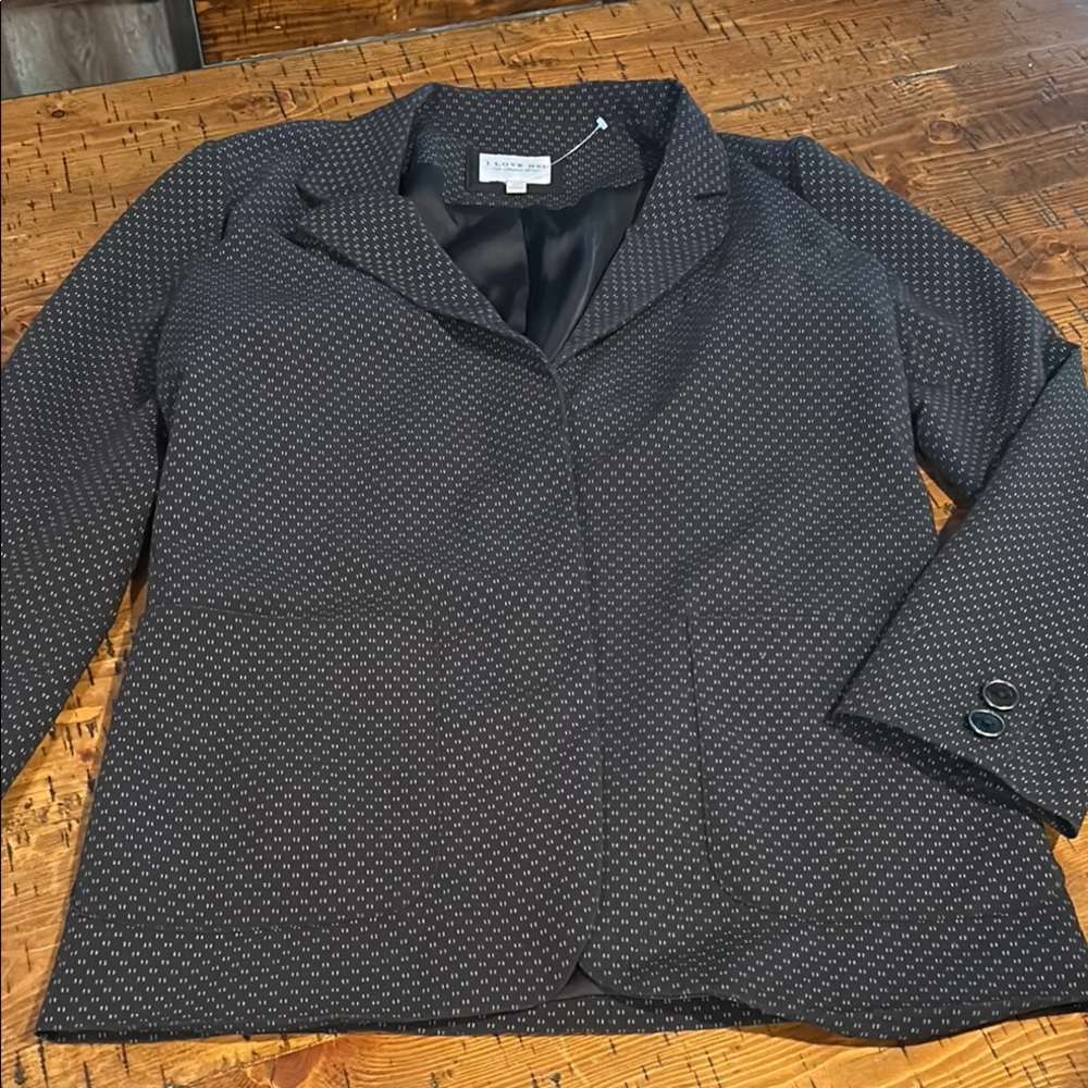 Black Blazer with pattern